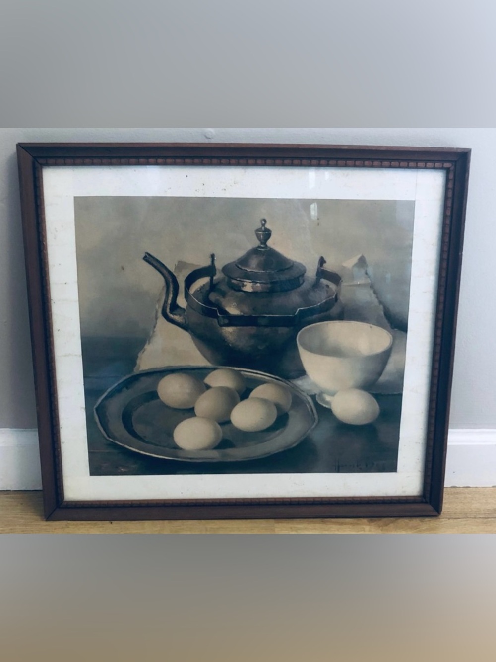 Vintage Farmhouse Egg Breakfast Picture